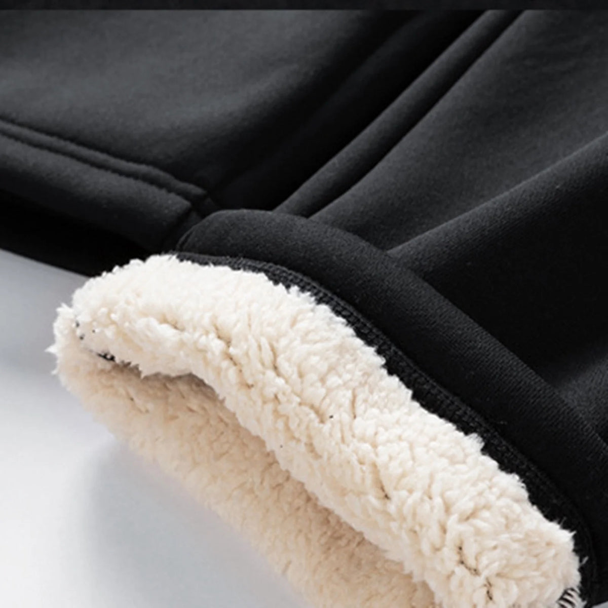 Black XXL Fleece Suit Q5483