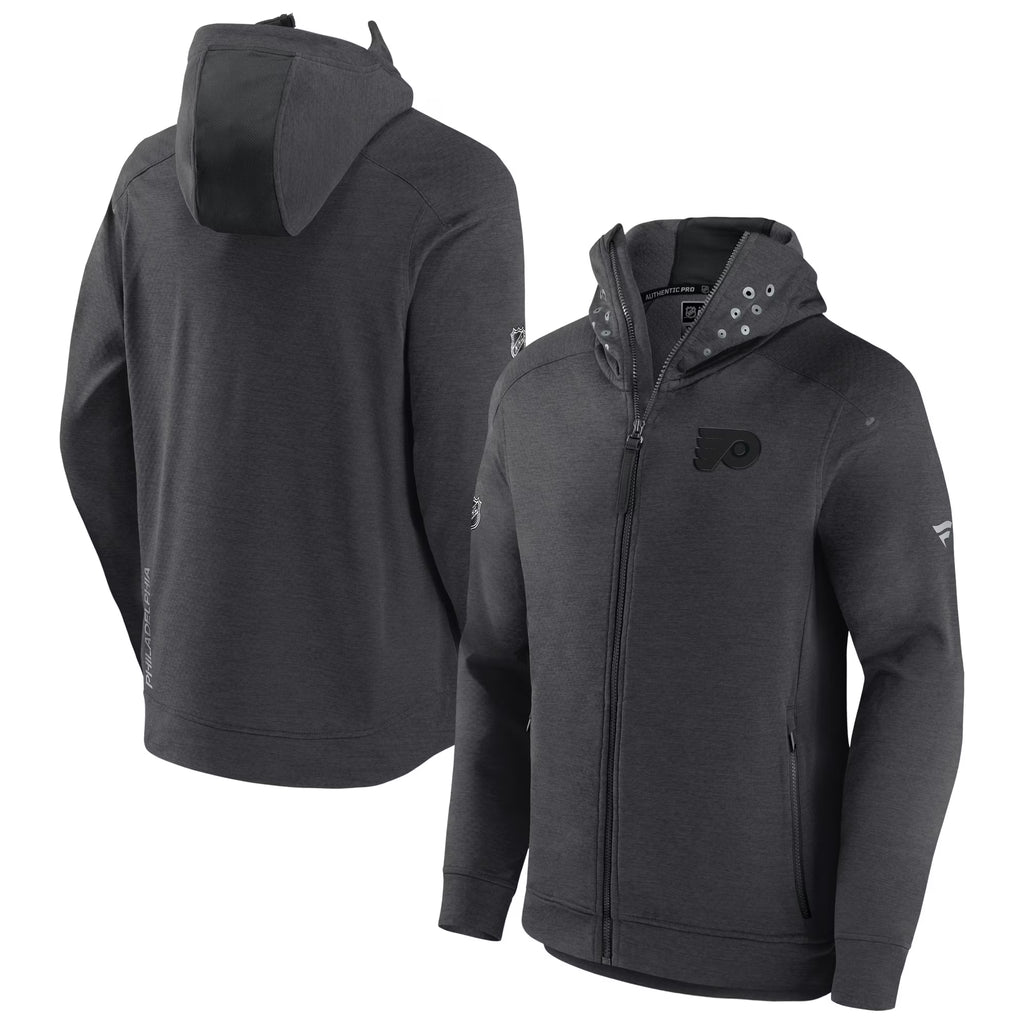 Heather Charcoal Full-Zip Hoodie Jacket A37266