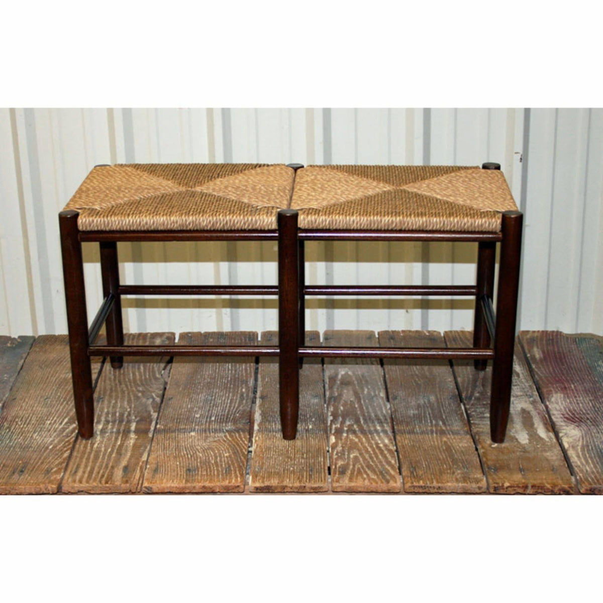 Brown Backless Bench I3229