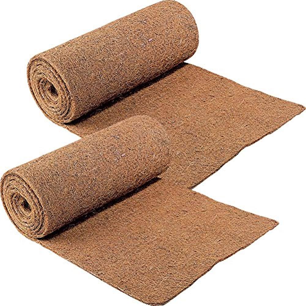Brown Carpet Mats Set of 2 A782