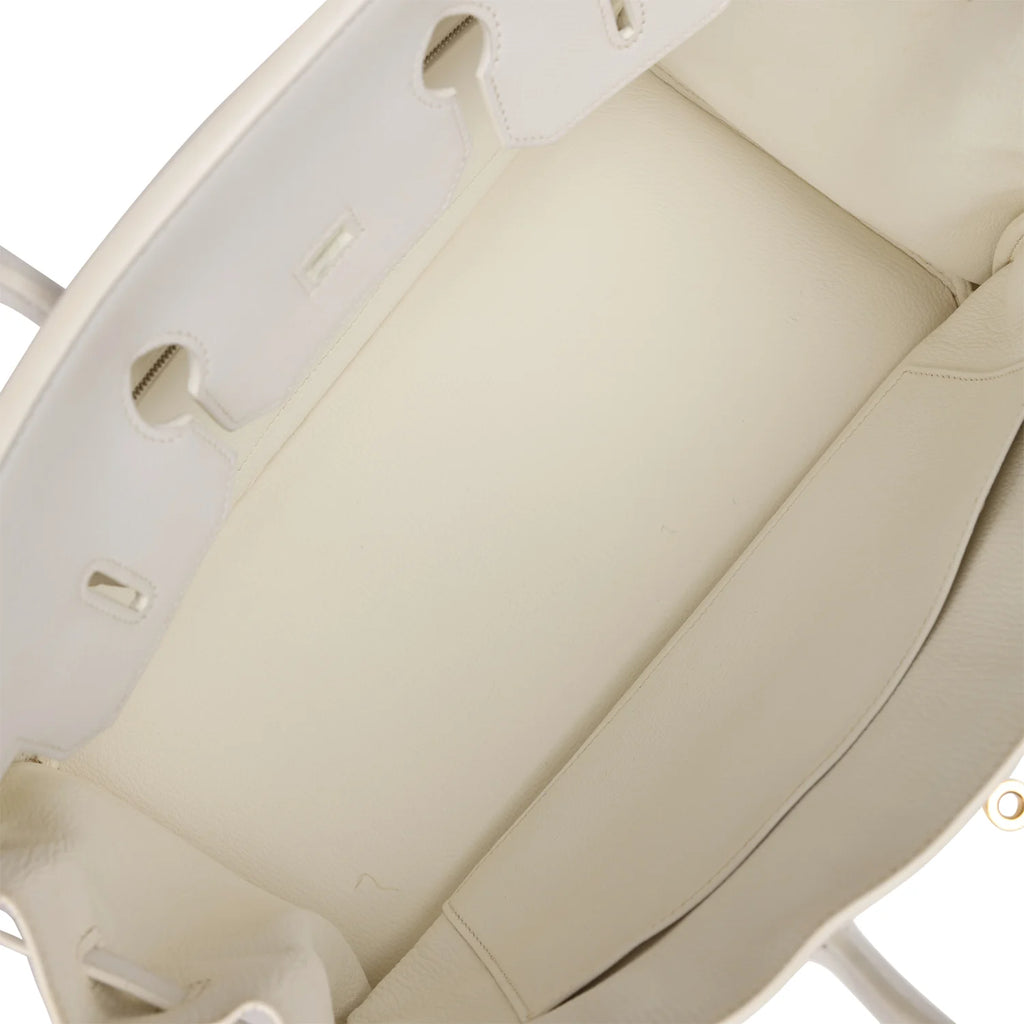White Epsom Leather Handbag B46359