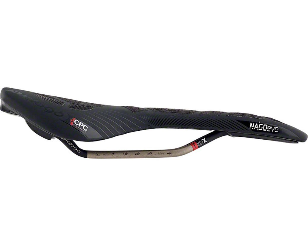 Hard Black Saddle with Alloy Rails N11298