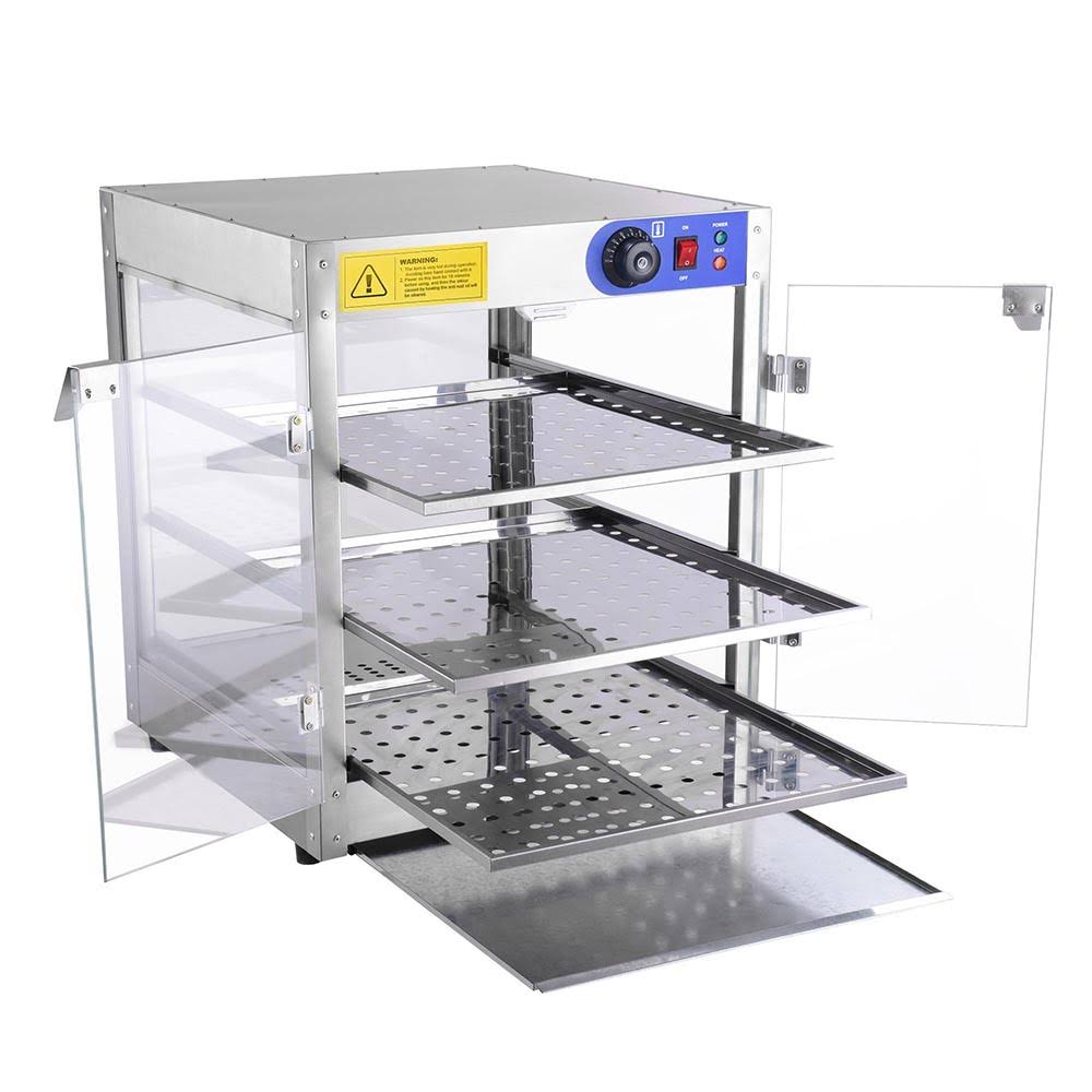 3-Tier Commercial Countertop Food Warmer Display Case I22123