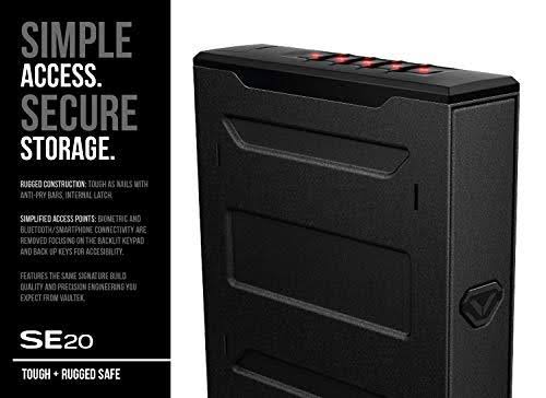 Portable Safe with Auto Open Lid Rechargeable Lithium-Ion Battery Q677