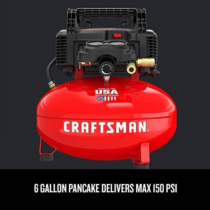 6 gal. 150 PSI 0.8 HP Portable Air Compressor Combo Kit B806131