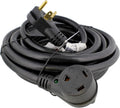 30A 25ft RV Power Cord with Grip Handle & Indicator Light, Pack of 2 C2692