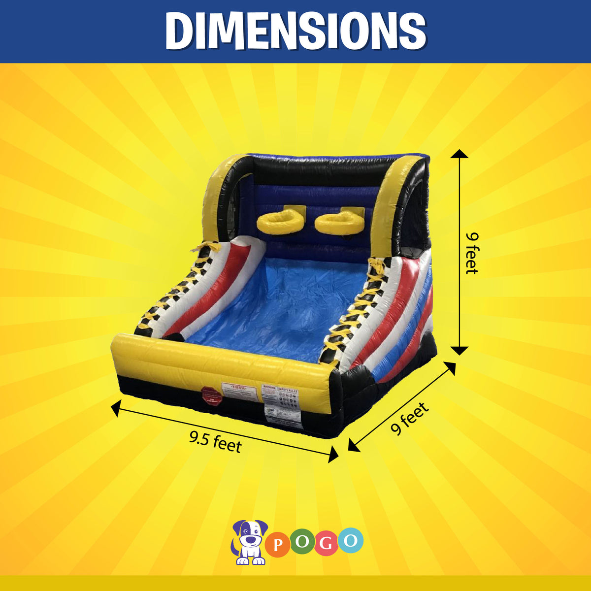Mini Hoop Inflatable Basketball Game Y5917