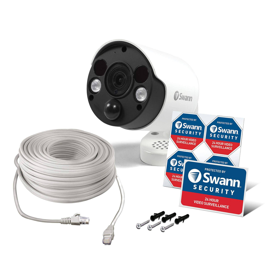 4K Wired PIR Bullet Security Camera with Spotlight L850789