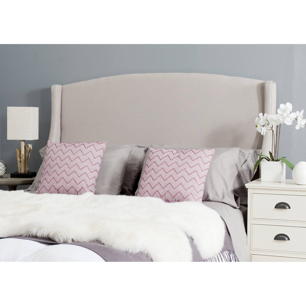Taupe Winged Headboard Twin W2129