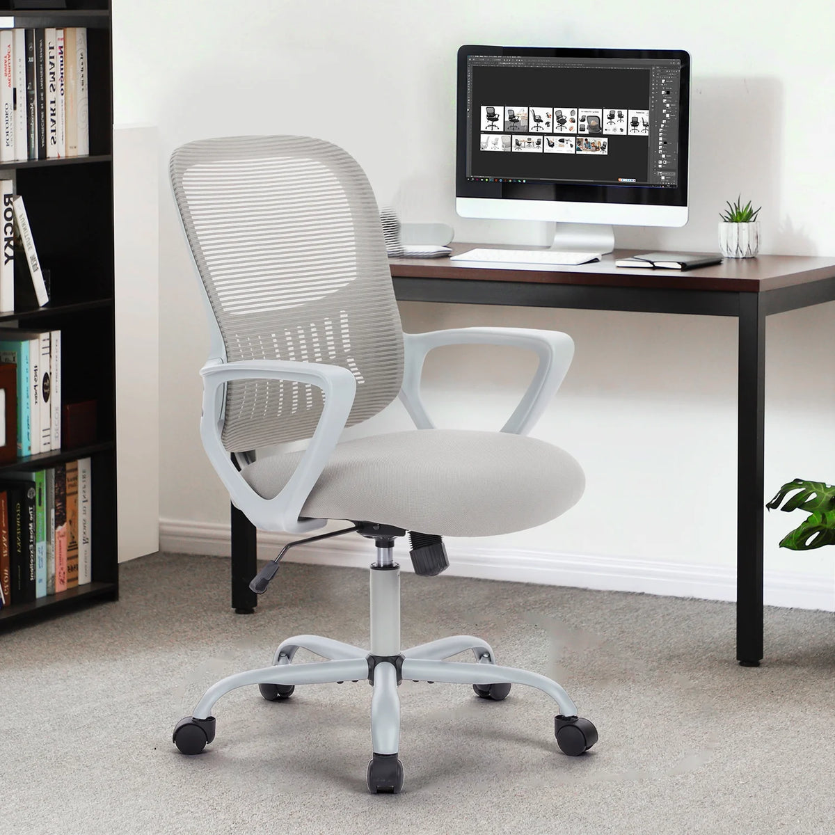 Ergonomic Mesh Office Chair with Lumbar Support A79737