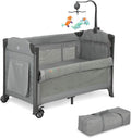 3 in 1 Baby Bedside Sleeper with Mattress and Carry Bag N552299