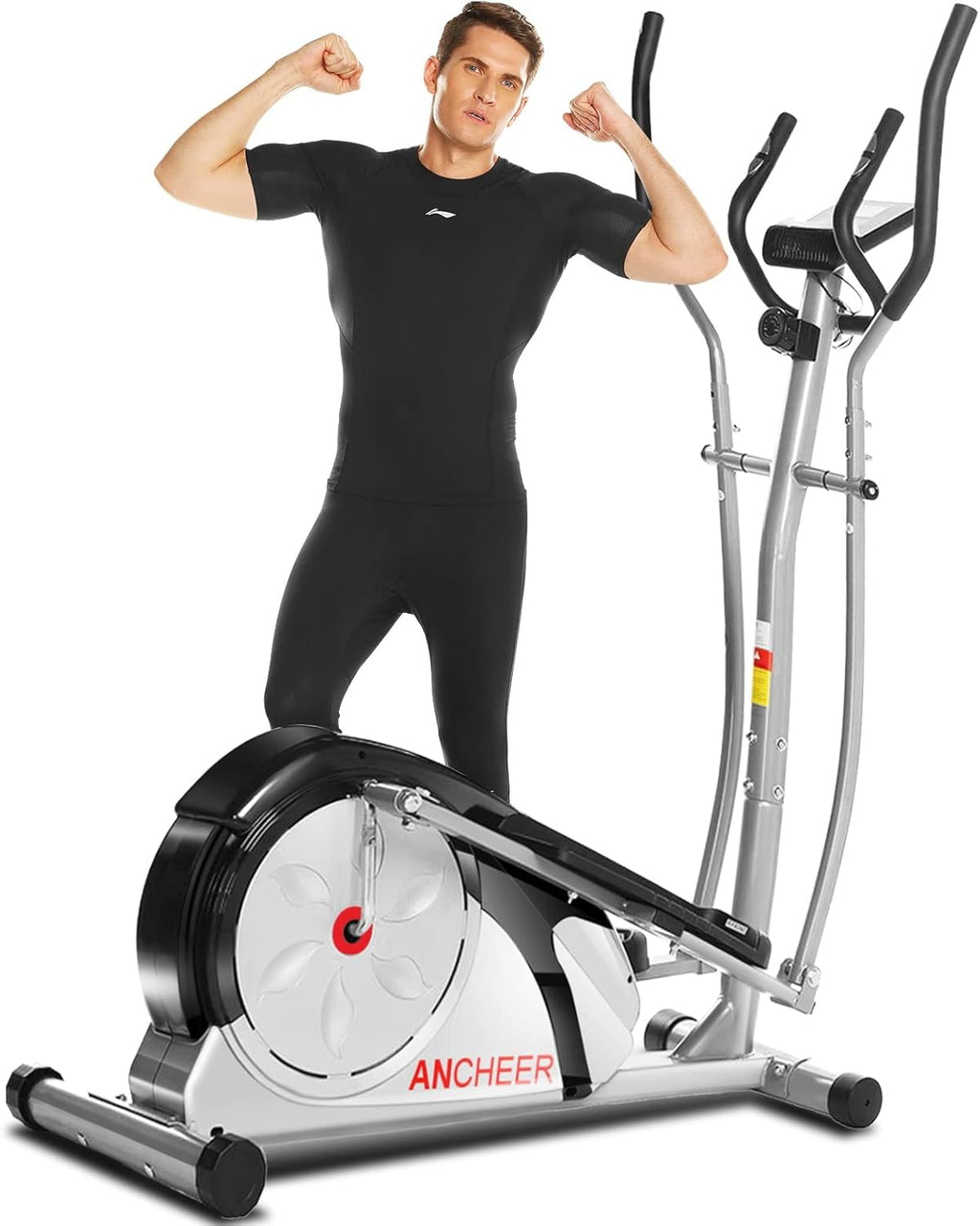 Elliptical Machine with Magnetic Resistance and LCD Monitor E668088