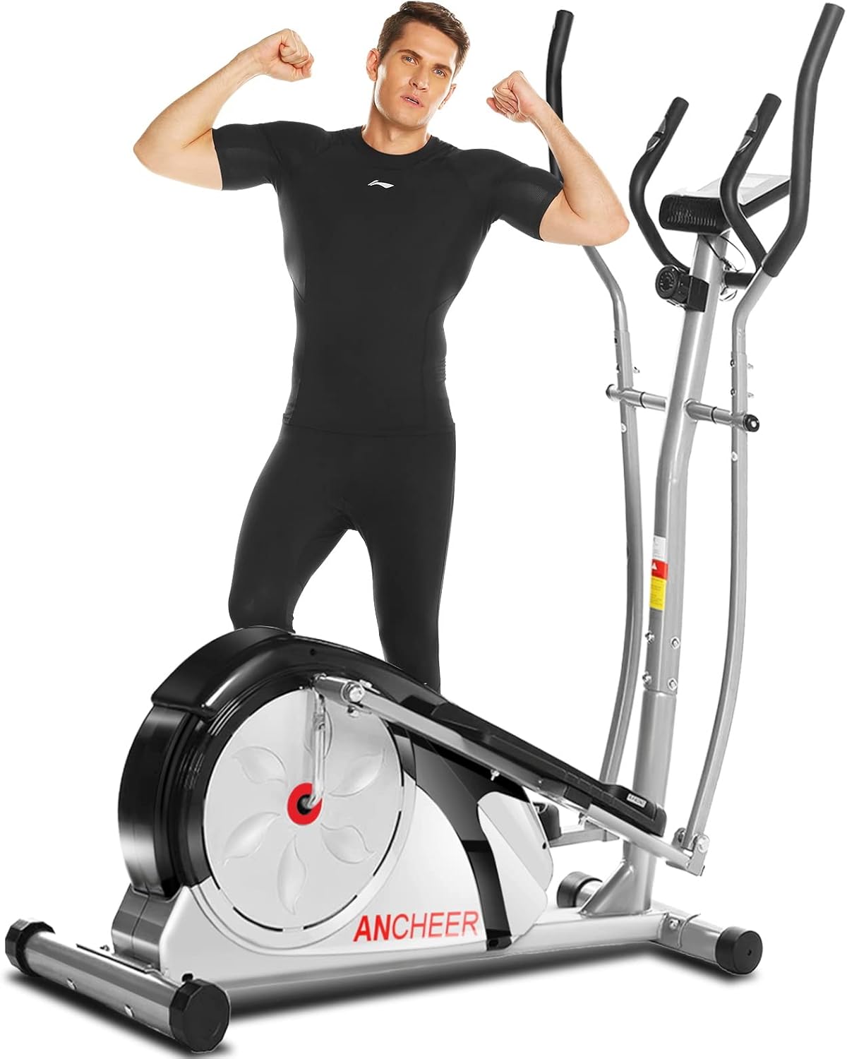 Elliptical Machine with Magnetic Resistance and LCD Monitor E668088