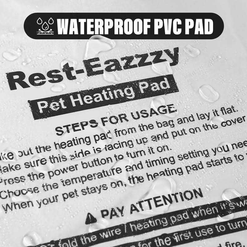 Pet Heating Pad with Removable Cover K679