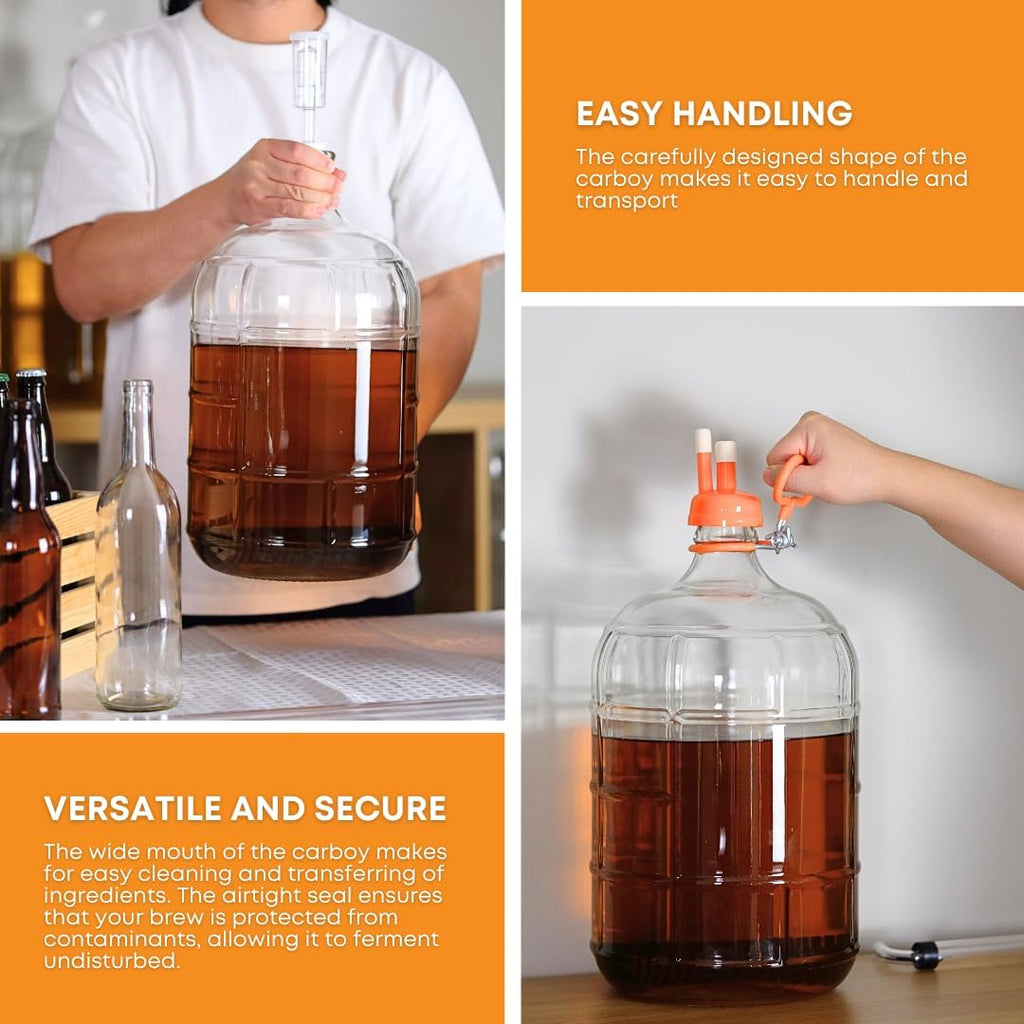 3 Gallon Glass Carboy A2796