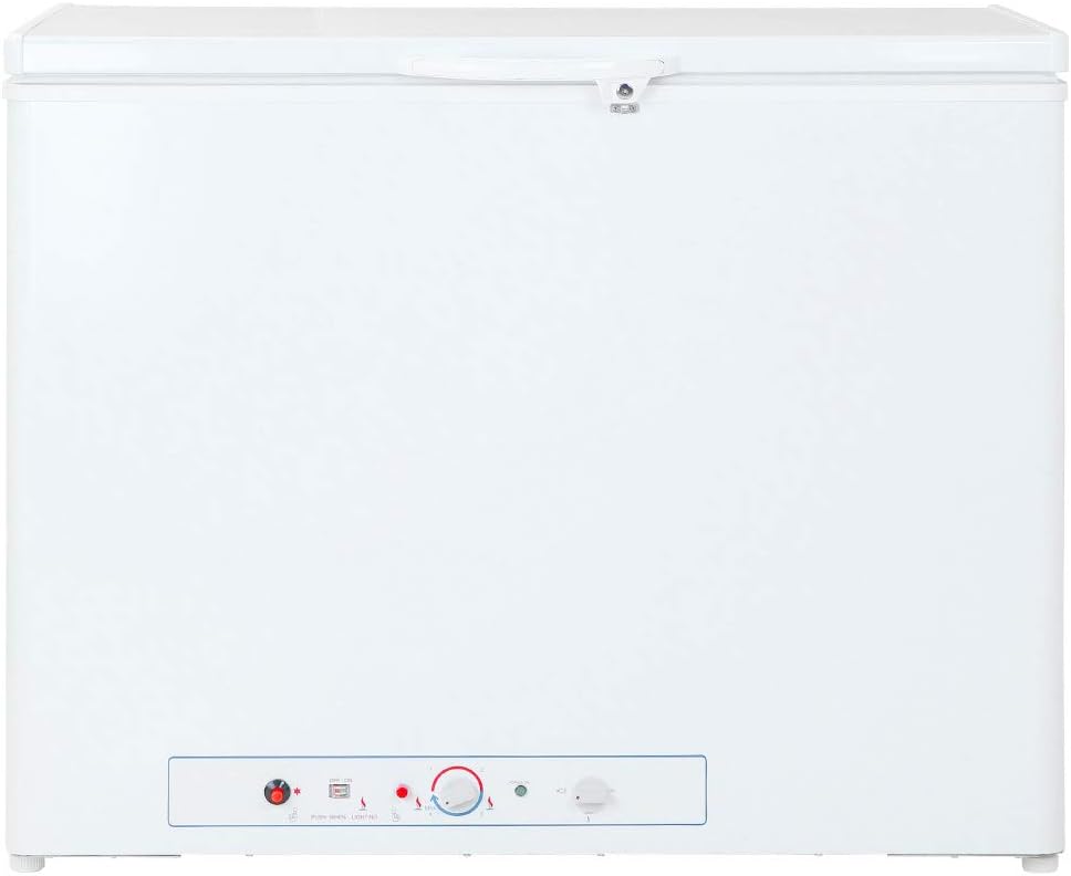 White Propane Chest Freezer 7.1 Cu.Ft V105