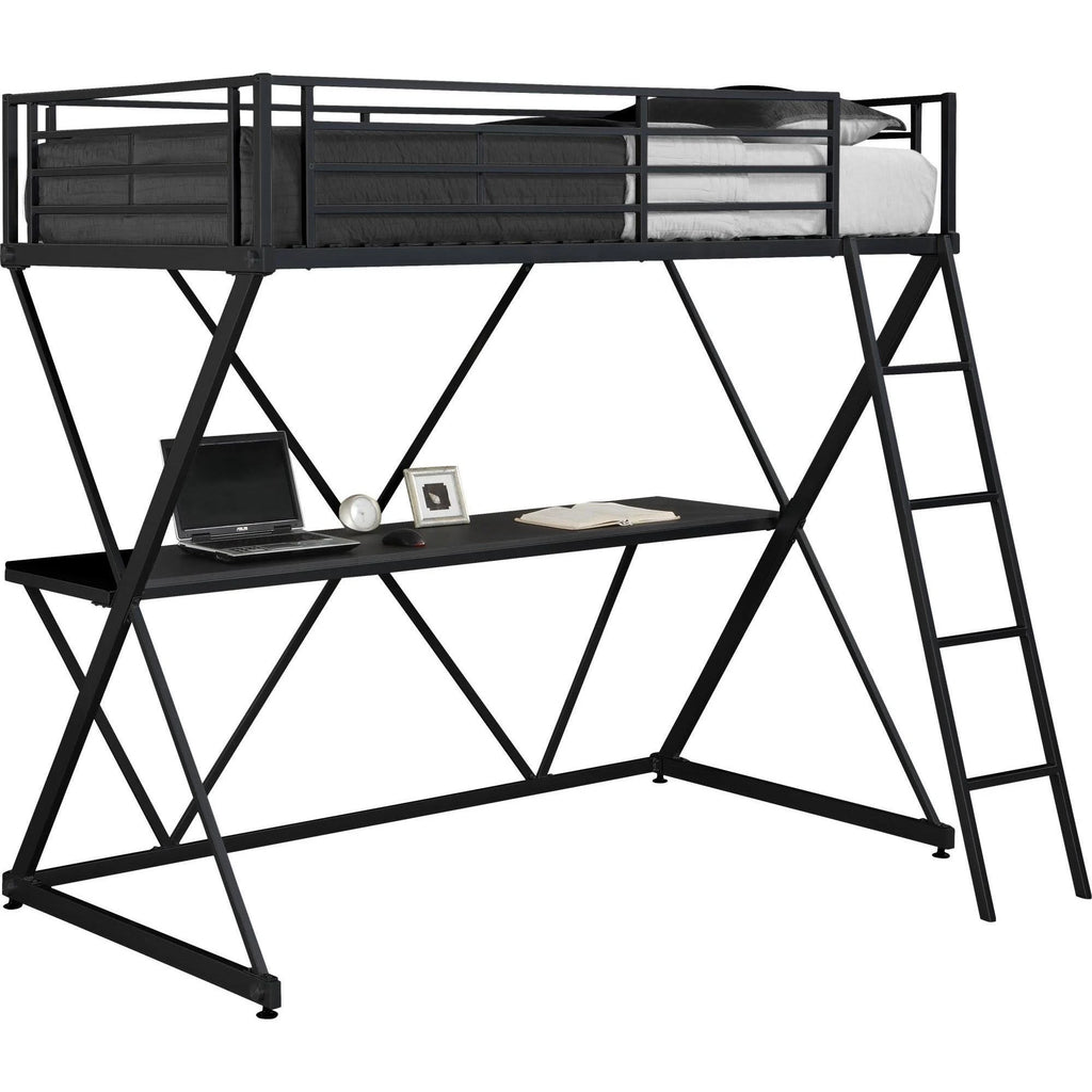 Black Loft Bed D57305