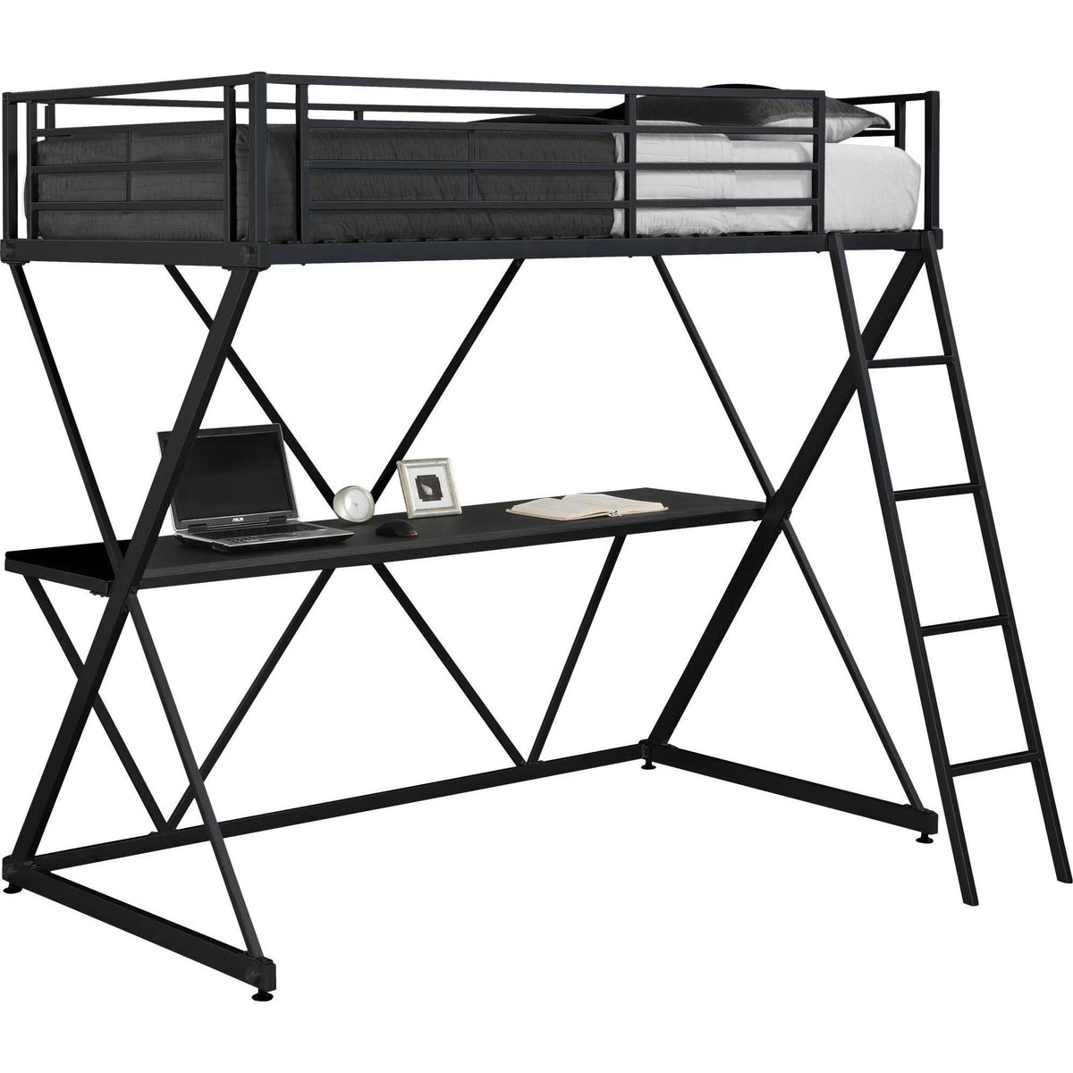 Black Loft Bed D57305