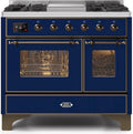 Blue Dual Fuel Propane Gas Range Z877