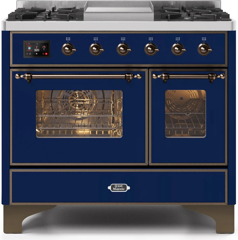 Blue Dual Fuel Propane Gas Range Z877