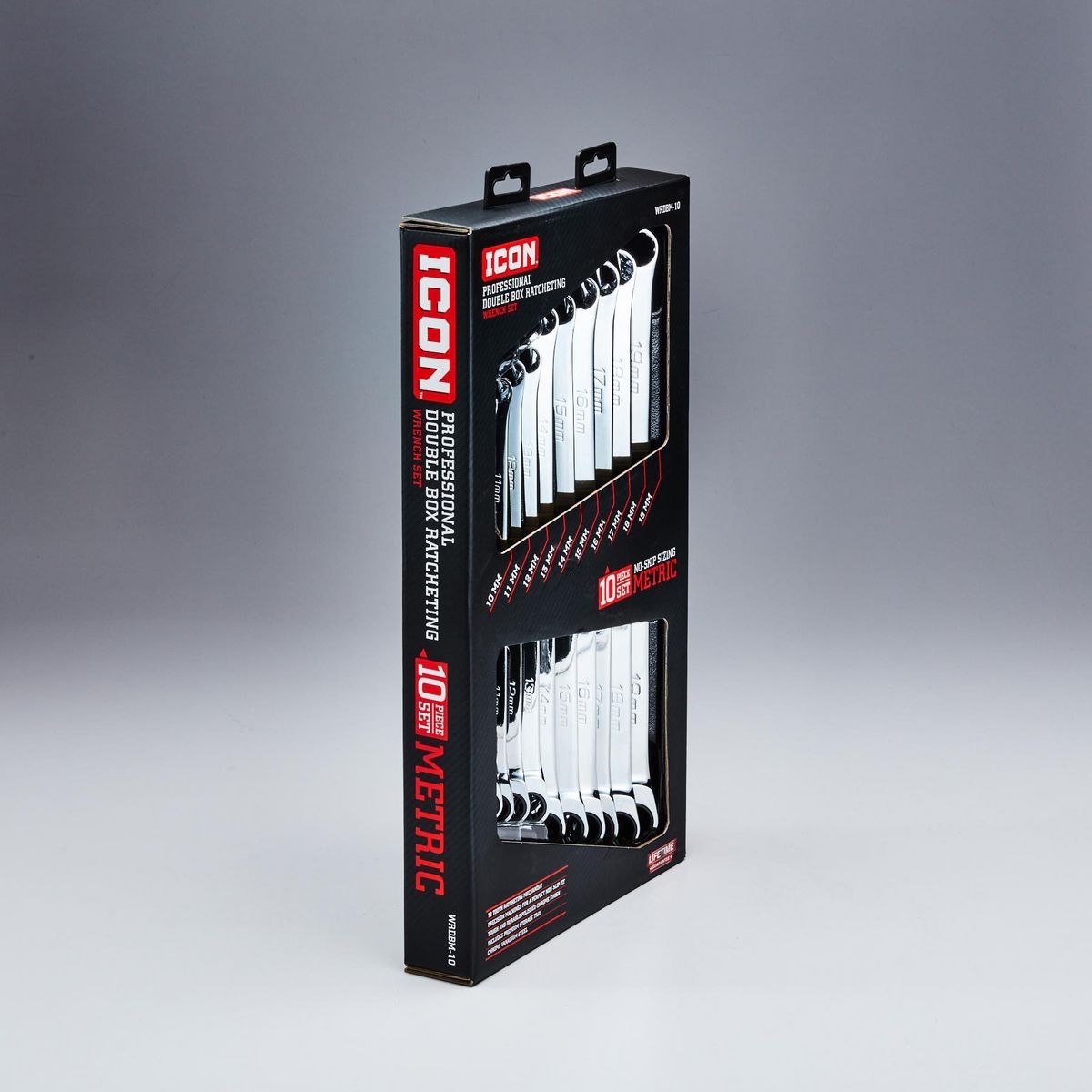 10 Piece Metric Double Box Ratcheting Wrench K503