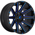 20x9 Black Blue Wheel J952995