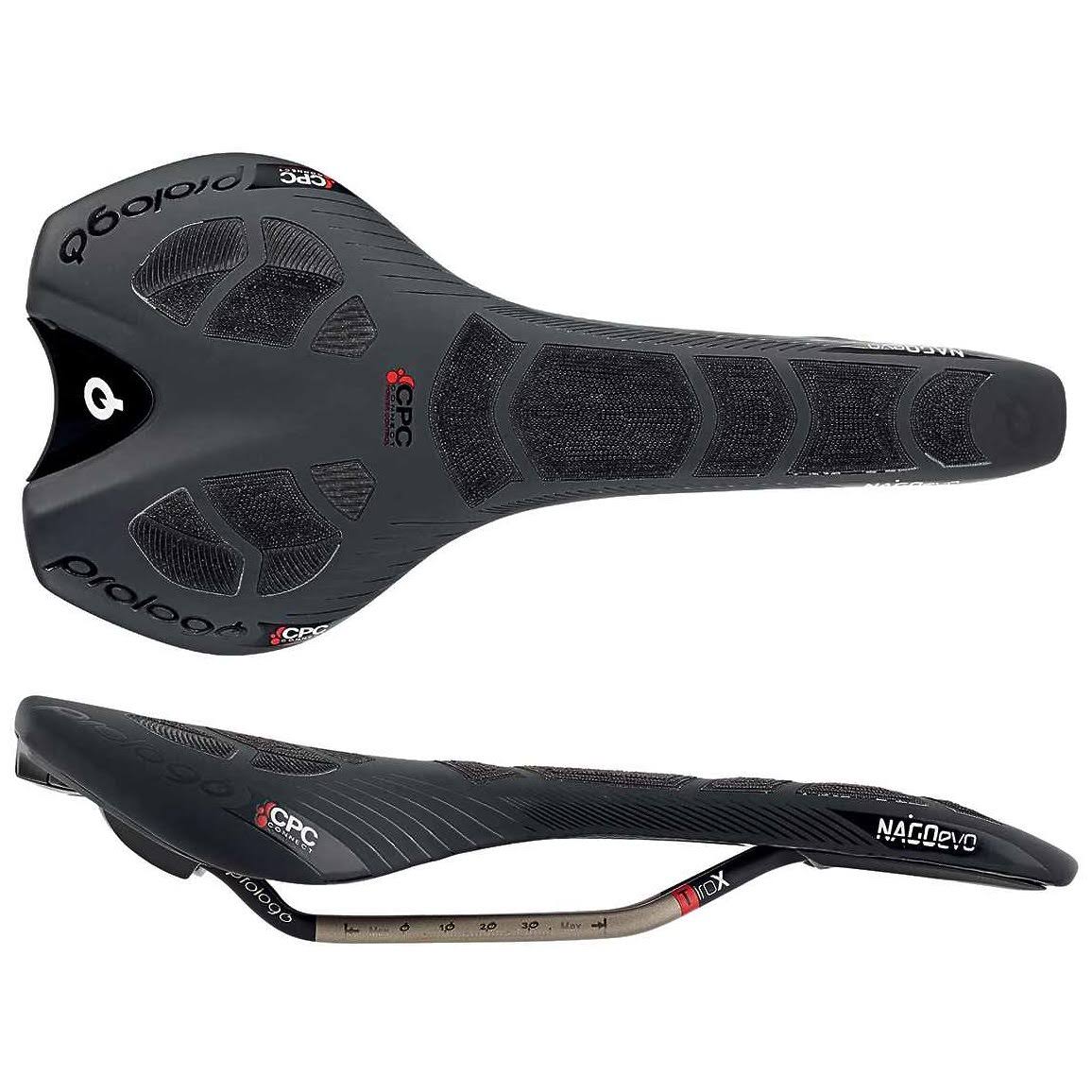 Hard Black Saddle with Alloy Rails N11298