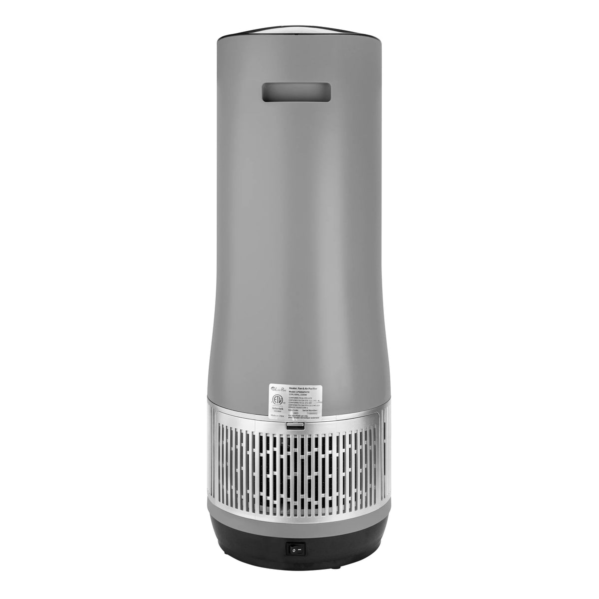 Gray 2 in 1 Air Purifier & Heater with HEPA Filtration X891