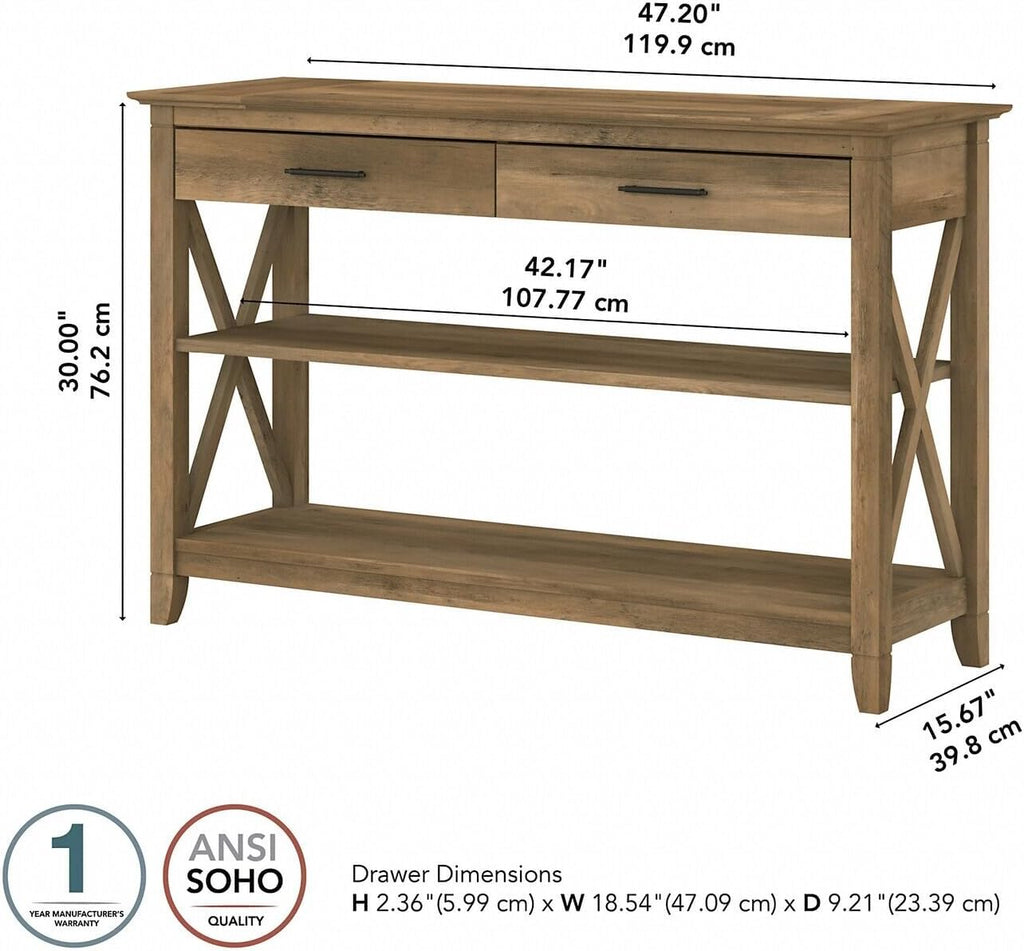 Console Table with Drawers and Shelves G631505