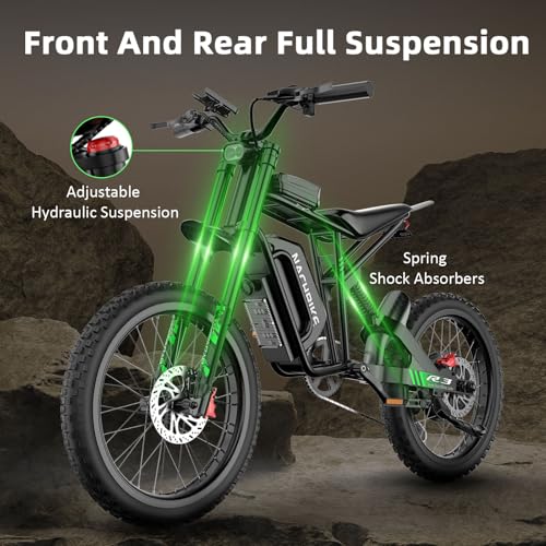 4000W 60V25Ah Electric Dirt Bike with 19'' Tire A9306