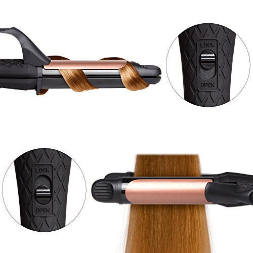 1 Inch Dual Voltage Travel Curling Iron with Carry Bag B769919