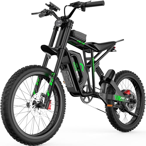4000W 60V25Ah Electric Dirt Bike with 19'' Tire A9306