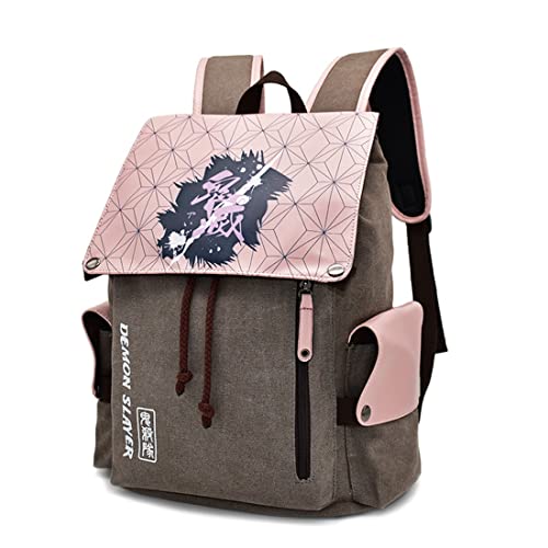 3D Print Canvas Backpack H9044