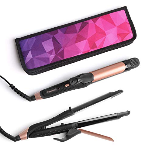 1 Inch Dual Voltage Travel Curling Iron with Carry Bag B769919