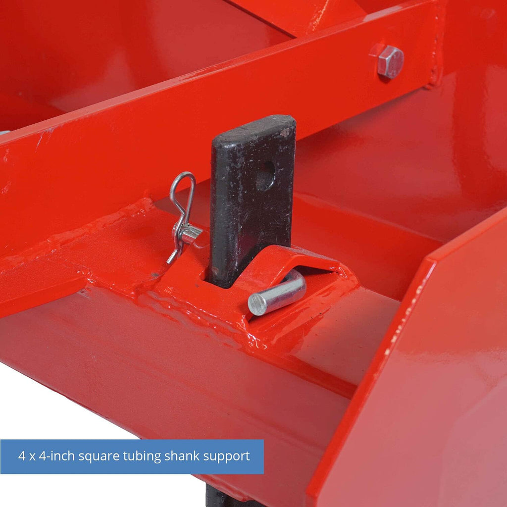 4' - 7' Box Blade Tractor Attachment Category 1 Cat 0 Scarifier Shank W120