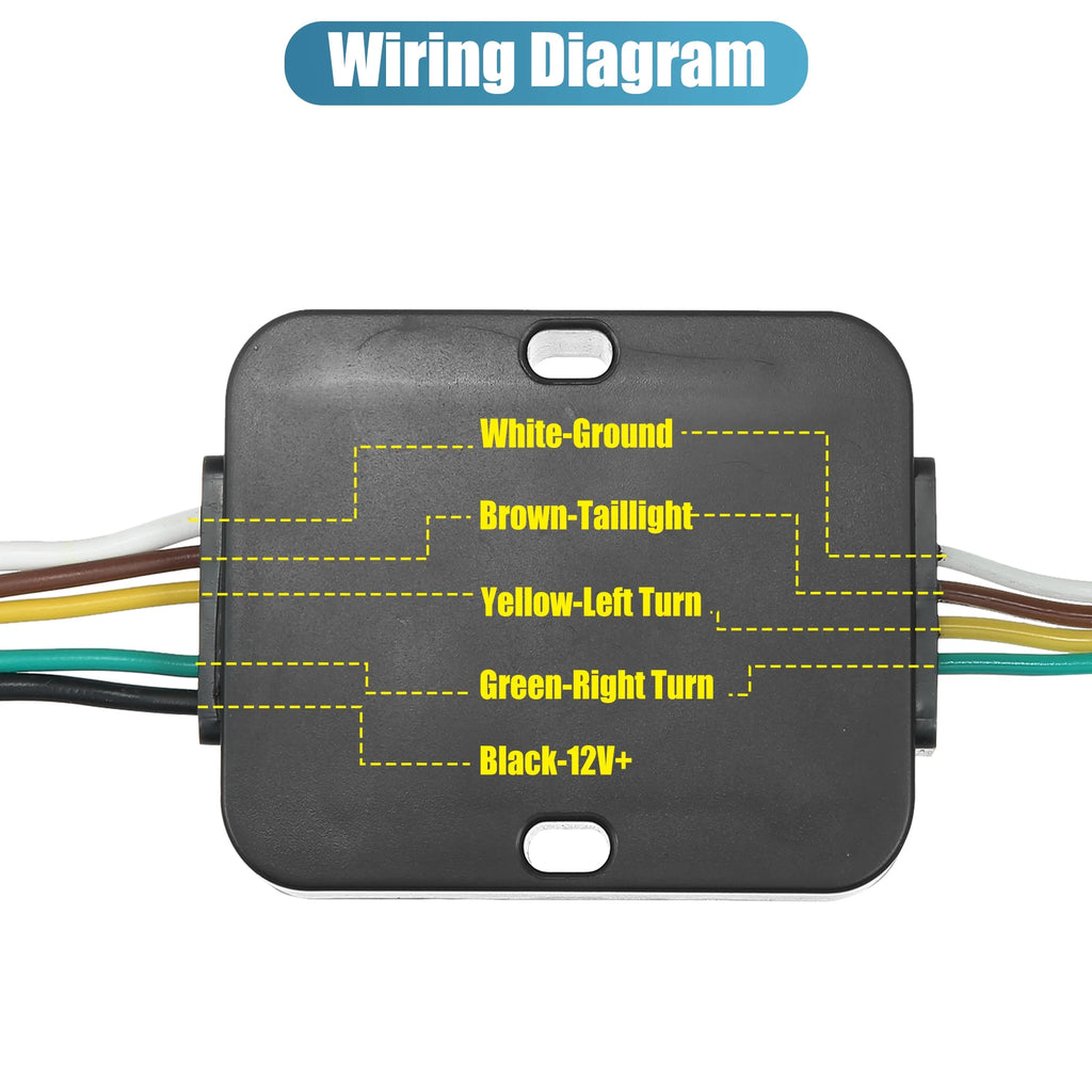 4 Pin Trailer Towing Wiring Harness with Converter Y45917