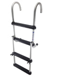 Folding 4 Steps Removable Aluminum Boarding Ladder I13182