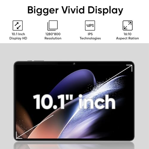 10 inch Android 14 Tablet 6GB RAM 64GB ROM Black L75461