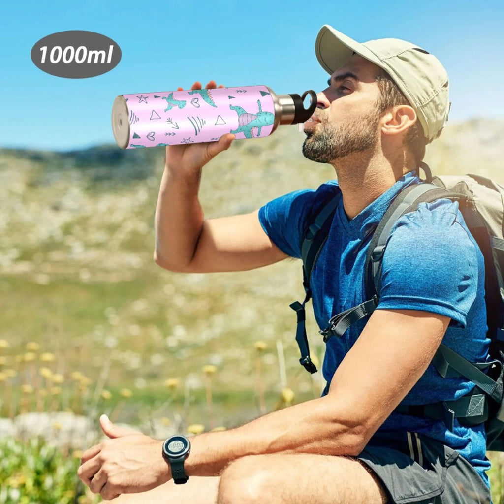 Stainless Steel Vacuum Insulated Water Bottle with Straw Lid 20 OZ J38696