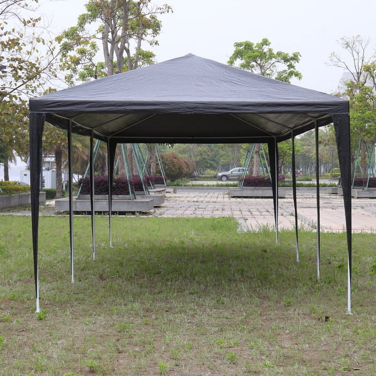 Black 10'x30' Outdoor Party Tent with 8 Removable Sidewalls I11224