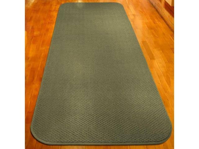 Skid-Resistant Carpet Runner Olive Green 10 ft. x 48 in. L49641