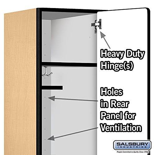 15x22 Wide Single Tier Wood Locker G679