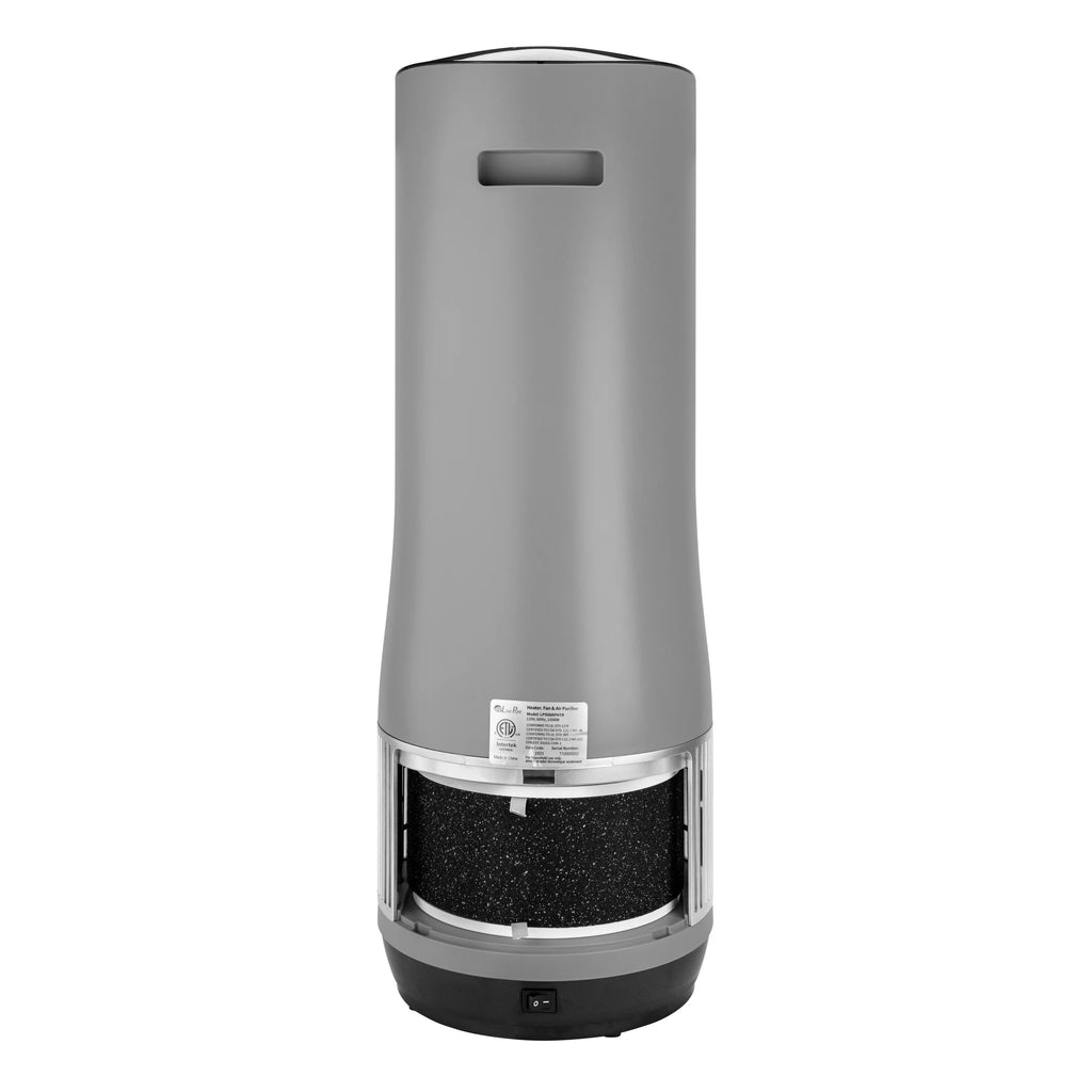 Gray 2 in 1 Air Purifier & Heater with HEPA Filtration X891