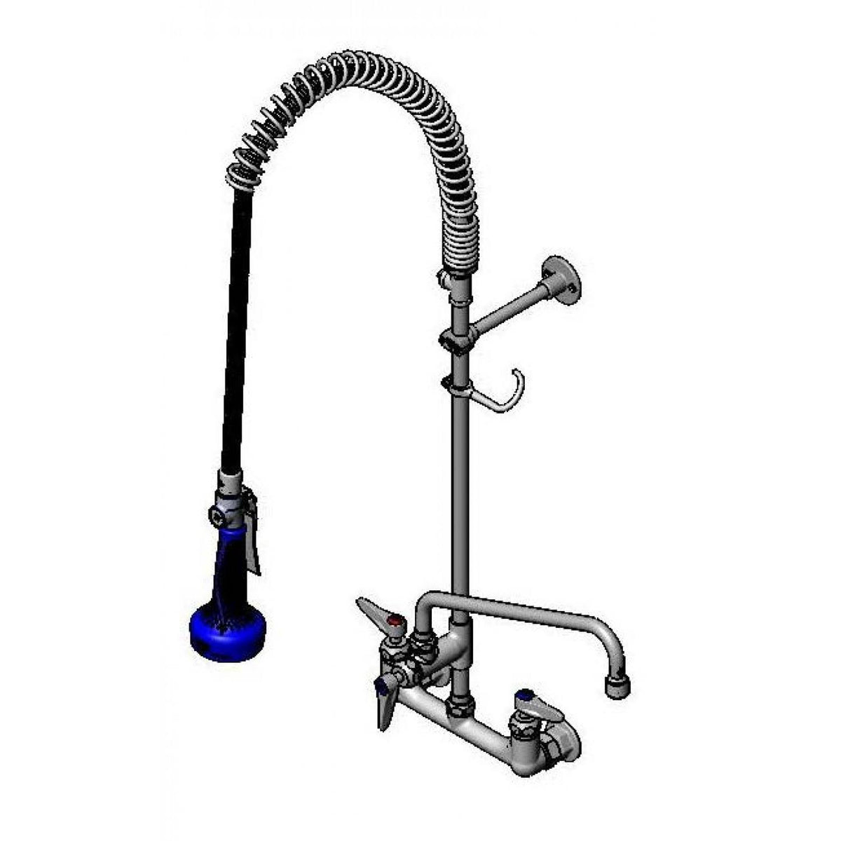 Brass Pre-Rinse Faucet Assembly with Add on Faucet W35916