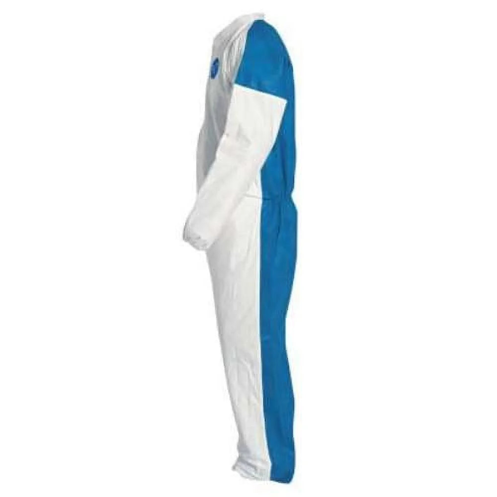 White Blue Coverall V44846