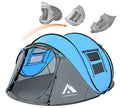 4 Person Pop Up Tent Waterproof Automatic Setup 2 Doors Instant Family Tent N292