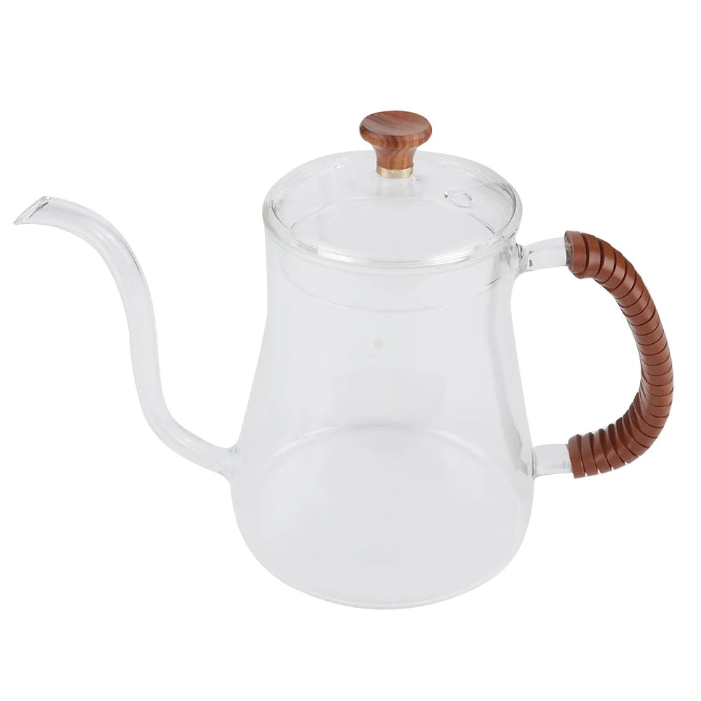 Thickened Glass Gooseneck Kettle 600ML S4057