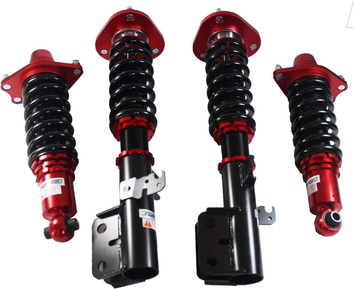 Red Full Coilover Struts Shocks Suspension Kit S240357