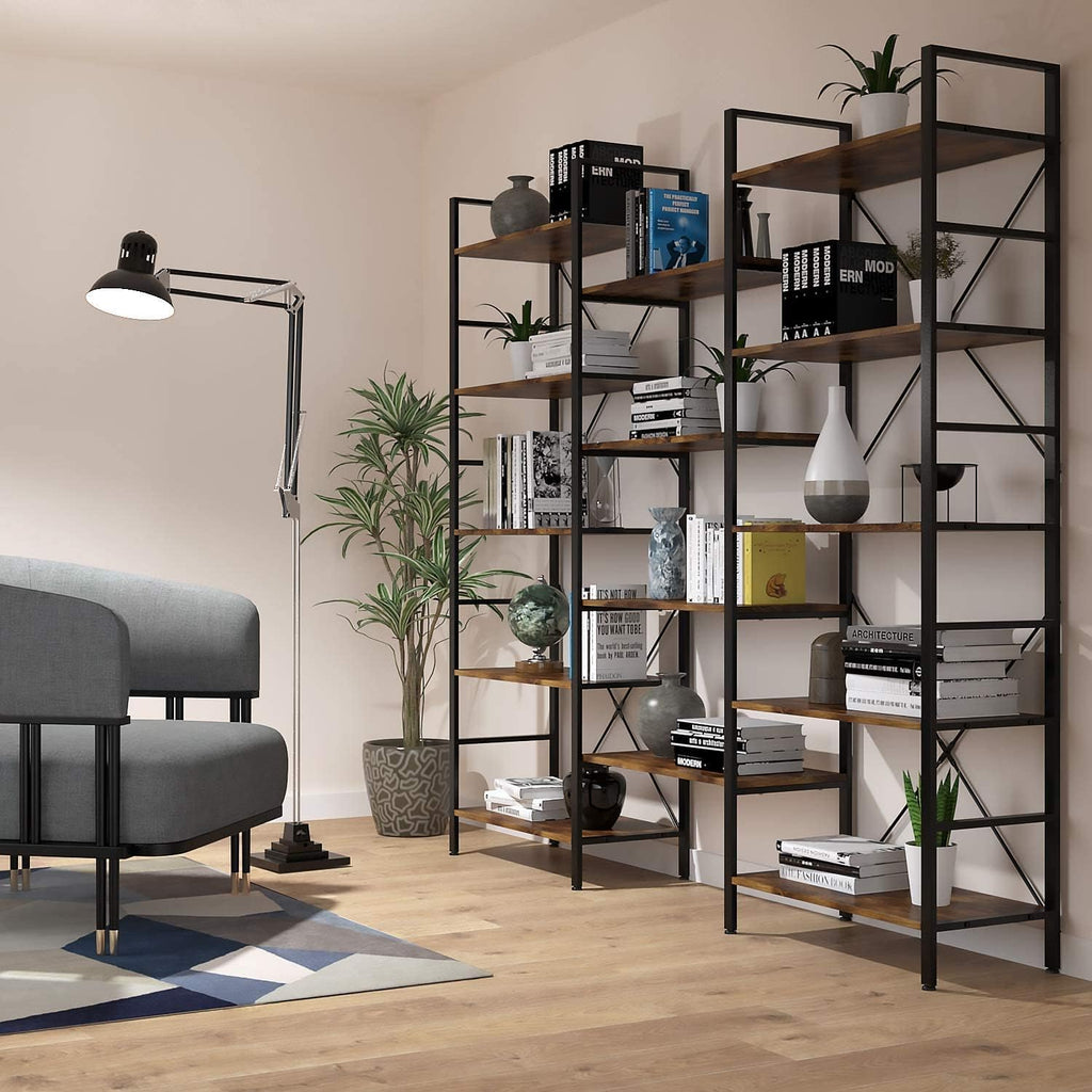 5-Shelf Wood Bookcase Y9209