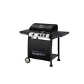 Black 3 Burner Barbecue with Side Burner Z499203